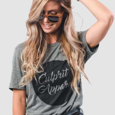 Crew Neck Printed Tee